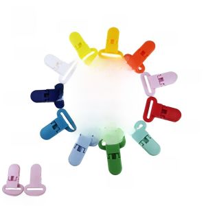 Baby Plastic Clip-On Pacifier Holder Multi-Use Handkerchief Hat Anti-Loss Clip Handmade DIY Baby Supplies ZooTime Brand