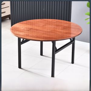 Thickened Solid Wood Large round Table For Home Round Table Restaurant round Dining Table 2 M Hotel round Table Surface with Turntable