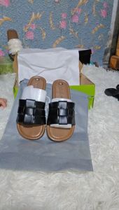 Dép đế bệt quai ngang máy ôdép đi biển đế bằng hợp thời trang phong cách hàn quốc.