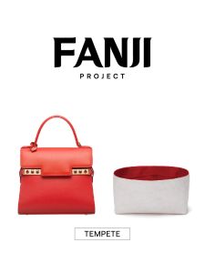 Lightweight Waterproof Inner Bag for Delvaux Tempete Cosmetic Bag Pure Color Storage Organizer by Fan Ji Planning