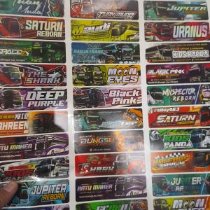 STIKER BUS BASURI MURAH ISI 45 PC /STIKER BUS BASURI MURAH MERIAH