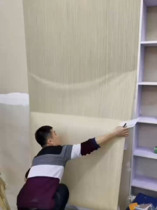 MT Waterproof self-adhesive wallpaper wallpaper dormitory bedroom living room PVC furniture renovation sticker wallpaper sticker (10m x 45cm)