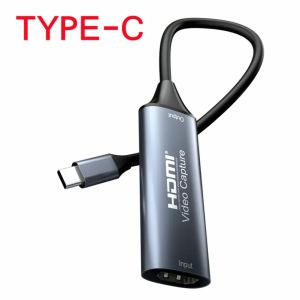 4K 30Hz HDMI-Tương Thích HDMI Thẻ Ghi Hình USB 3.0 USB 2.0 USB-C Grabber Box Cho MacBook PC PS4 Game DVD Camera Ghi Hình