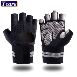 ถุงมือยกน้ำหนักยกน้ำ 1คู่ สำหรับการฝ่ามือเต็มรูป สำหรับการออกกำลังกายยกน้ำหนัก การแขวน และ Ups