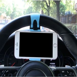 Car Steering Wheel Phone Holder Car Phone Holder Car Portable Mobile Phone Bracket Fixed Multiple Colors