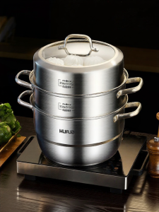 HUAJIDA | Large Capacity Multipurpose Steamer Home Use