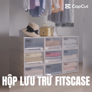 TENMA Hộp Lưu Trữ Quần Áo Fits Case Closet JAPAN QUALITY Có Thể Xếp Chồng Lắp Được Bánh Xe Bán Rời Nhiều Kích Cỡ