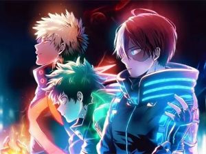 KAYOU | Diamond Painting My Hero Academy Japanese Anime Diamond Mosaic Handmade Art Exquisite Creative Gift Home Decoration