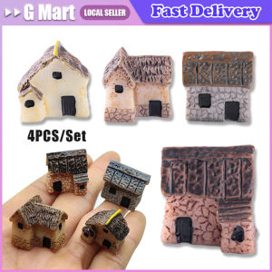 Love Sea Small Houses Micro Landscape Decoration Home Resin Small Houses Ornamental Villa Decoration Miniature Garden