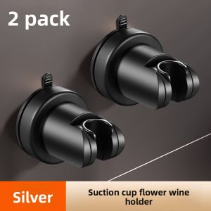 MONLEYTA | Adjustable suction cup shower head holder German style movable no drilling fixed shower spray children friendly ABS plated