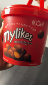 [GO-CART PH] 1 tub Mylikes Chocolate Malt Ball / Chocolate Biscuit Balls / Malt Chocolate