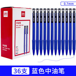 80 Pieces Deli Click Oil-Based Ballpoint Pens Office Student Supplies Neutral Color Red Blue Black Ink Pens Writing Tools