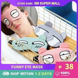 【Funny】Eye Masks for Sleep Eye Covers with Removable Hot Compress/cooling Compress Gel Skin Care