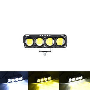 Đèn Pha LED Hai Màu Cho Xe Máy Đèn Sương Mù Đèn Chiếu Xa/gần 12V Dành Cho Xe Jeep Xe Tải Máy Kéo SUV ATV Xe 4x4 Đèn Pha Off-road