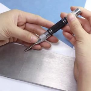 STONEGO 1PC Multi-function Automatic Center Punch Metal Positioning Hole Window Precision Drilling Convenient and Practical