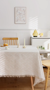 Cozy ผ้าปูโต๊ะ ผ้าปูโต๊ะอาหาร ทนต่อการขีดข่วน กันลื่น กันฝุ่น สําหรับห้องนั่งเล่น ครัวเรือน ทำความสะอาดง่าย