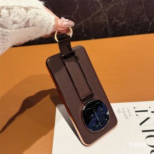 Ultra-Thin Genuine Leather Magic 7 pro Phone Case for Huawei Honor New Model Magic 8 pro Anti-Loss Wrist Strap Protective Cover