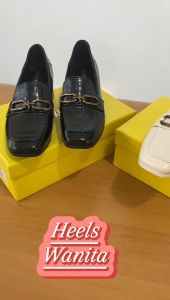 NEW!!! Sepatu High Heels Wanita Import Kulit Premium W9897 Sepatu Import Kerja Wanita Sepatu Heels Glossy (+Box) Import