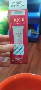 Kem nền cao cấp Prior Medicated Wrinkle Beauty Corset Foundation SPF 35 PA+++ 30g