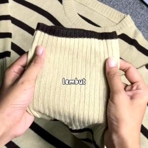 Baju Rajut Wanita Haru/Haul Lengan Panjang Premium Tertebal Viral Korean Style