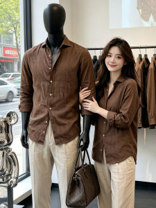 CHENMU | Retro Fashion Linen Shirt Sun Protection Long Sleeve Casual Wear