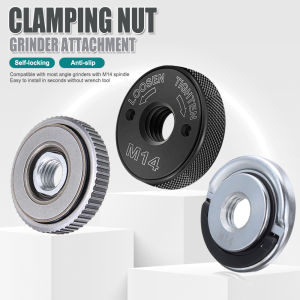 Angle Grinder M14/10Thread Inner Outer Flange Nut Set Quick Release Locking Nut Replace For Bosch Metabo Milwaukee Makita Dewalt