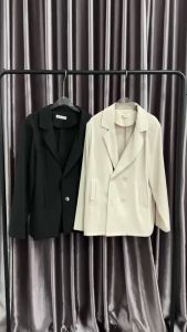 SV 6478 - Ami Blazer | Silvervogue | Outer Katun Poliester Pakaian Kasual Wanita