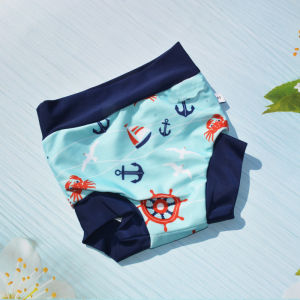 New Arrival Eezkoala Leakproof Swimming Diaper Newborn Baby High Waist Swim Nappies Washable Sunproof Baby Swimwear Cloth Nappys