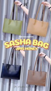 JIMS HONEY Tas Wanita Sasha Tote Bag: Tas Kantor & Tas Bahu