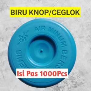 Tutup Galon Air Isi Ulang Warna Biru KENOP  1 Ball isi pas 1000pcs