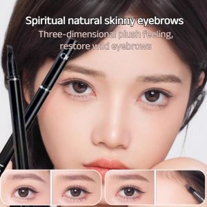 Quarter Water Eyebrow Pencil Waterproof Long-Lasting Non-Peeling Female Rooted Wild Drawing Eyebrow Genuine Simulation Of Liquid Gods!四叉水眉笔