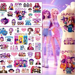 Bandai | 2026 NEW GIFT Temporary Tattoo Stickers Role Play Decor for Halloween Party Cosplay Easy Use Trendy Body Makeup Stickers