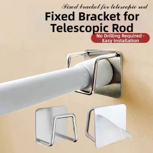 JIAXU | Expandable Adhesive Mount Curtain Rod Holder