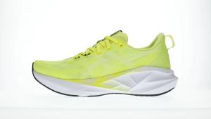 ASICS Men NOVABLAST 5 Running Shoes in Citron/White