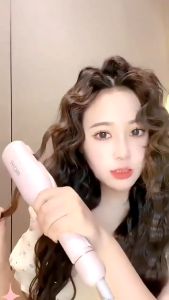 32MM Egg Roll Hair Curler 新款V型韩式蛋卷棒(波浪水波纹烫棒)负离子卷发棒负离子蛋卷棒Water Wave Hair Curler Egg Roll Kerinting Rambut French Egg Roll Curling Iron Big Wave 32MM