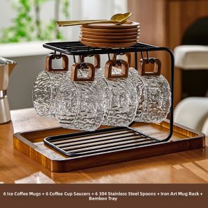 YAGANG | High-End Retro Womens Afternoon Tea Coffee Cup and Saucer Set