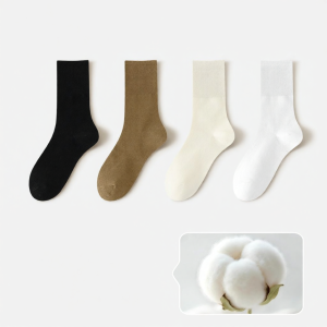 Yuzhaolin | Bamboo Fiber Womens Long Socks Summer Lightweight No-bone Design Antibacterial