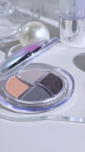 Lustra | SHEGLAM Silver Strobe Eyeshadow Palette 4-Shade Cool-Tone High-Pigment Matte & Shimmer Eye Makeup