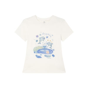 Original Hand-painted Printed Casual Summer T-Shirt