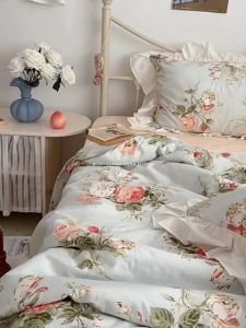 🇲🇾 Ready Stock (Same Day Delivery) ANNA MANOR 1200TC 35CM Pure Cotton Bedsheets Set Flora Series
