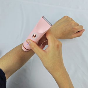 2in1 เครื่องกำจัดขนไฟฟ้า 2หัว ICEWLESS ZB-0236L เครื่องเล็มขน แขน ขา ใบหน้า เครา เครื่องโกนหนวดไฟฟ้า dual-head shaver ใช้ได้ทั้งผู้หญิงและผู้ชาย ป้องกันไม่บาดผิว