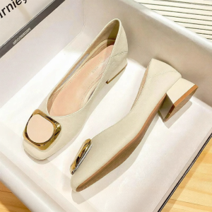 MIFEI | Rough Heel Womens Single Shoes