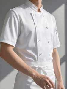 Customized Quick-Dry Chef Uniform Short Sleeve