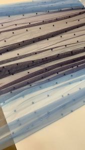 Kain Tulle Mutiara Premium Meteran Pearl Tulle Exclusive Pearls Buket Bunga Tille Roll KB6285: Kualitas & Desain Terbaik