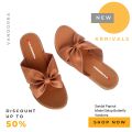 Sandal Papirut Sol Karet Anti Licin Selop Model Butterfly Vandorra. 