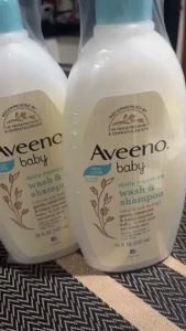 (2 in 1) Aveeno Daily Moisturizing Lotion 591ml   Baby Wash & Shampoo 532ml Gentle Skin Care for Babies and s Nourishing and Hydrating Formula