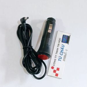 Cáp sạc đầu tẩu Ô tô từ 12V - 24V đầu cắm 3.5mm x 1.35mm / Cáp dài 1m