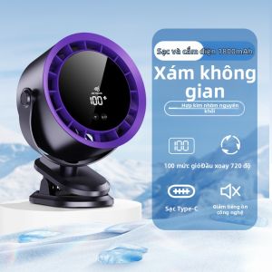 Quạt Điện Mini Cầm Tay USB Không Tiếng Ồn Quạt Bàn Quạt Gắn Vào Máy Tính Để Bàn Quạt Phòng Học Quạt Phòng Làm Việc Quạt Siêu Bền Mẫu Mới 1307B