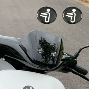 Universal Electric Vehicle Backrest Sticker N85CM95C Windshield Plug Cap Motorcycle Decoration Care Accessories