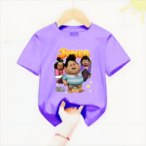 Atasan Baju Kaos Untuk Anak Laki Perempuan Motif Film Animasi JUMBO Viral Usia 1-12 Tahun